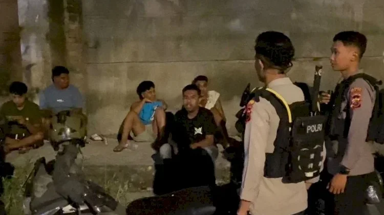 Polresta Kupang Kota Gelar Patroli Lampu Biru