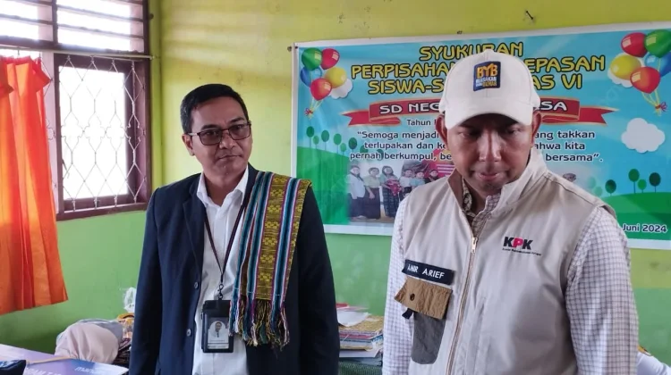 KPK Edukasi Antikorupsi, SD Batu Esa Harap Perhatian Infrastruktur
