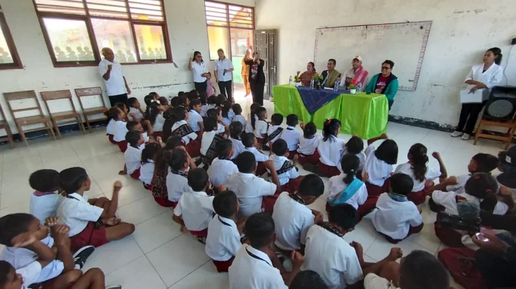 KPK Edukasi Antikorupsi, SD Batu Esa Harap Perhatian Infrastruktur