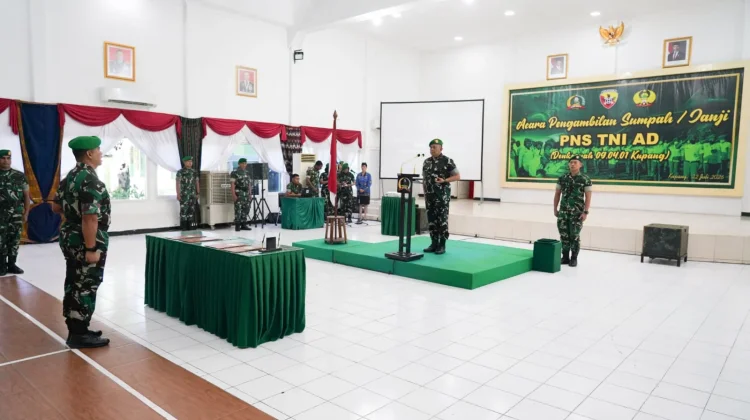 Danrem 161/Wira Sakti Tekankan Integritas dan Loyalitas PNS TNI AD