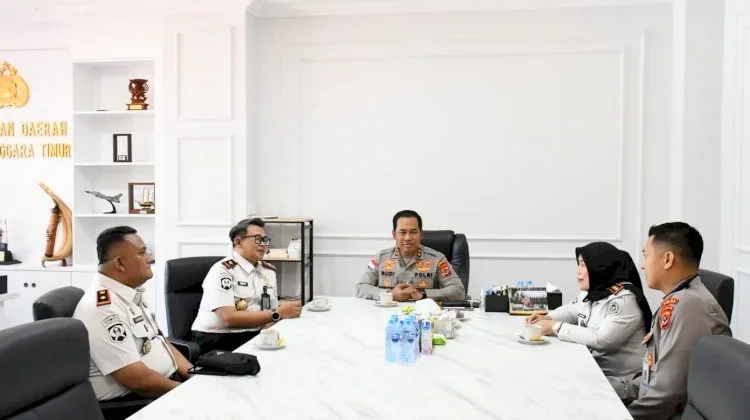 Kanwil Ditjenpas NTT Kunker ke Polda Perkuat Sinergitas