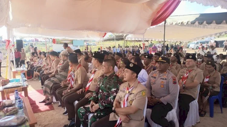 Upacara pembukaan Jambore Daerah (Jamda) X Tahun 2026
