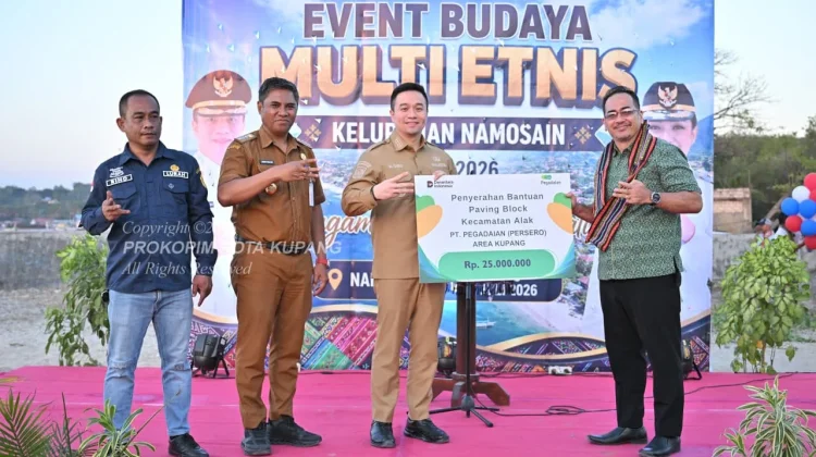 PT Pegadaian Cabang Kupang Serahkan Bantuan Pembenahan Kantor