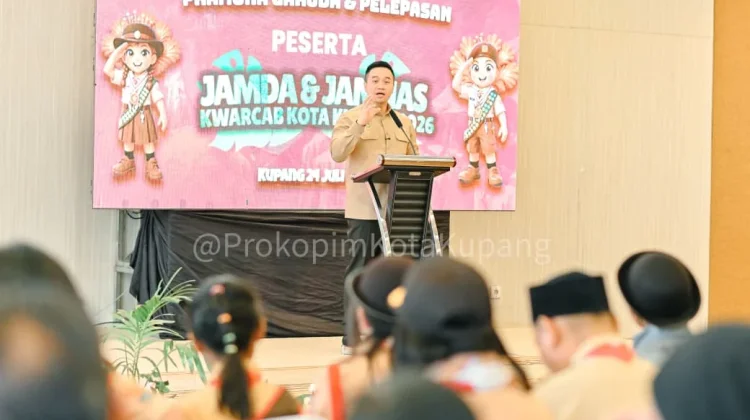 Wali Kota Kupang Lepas Kontingen Pramuka Jambore Nasional