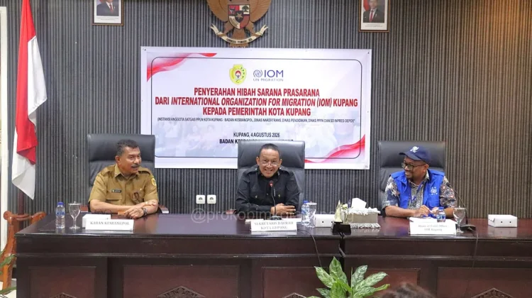 Hibah Sarana Prasarana Perkantoran IOM Kupang Perkuat Operasional