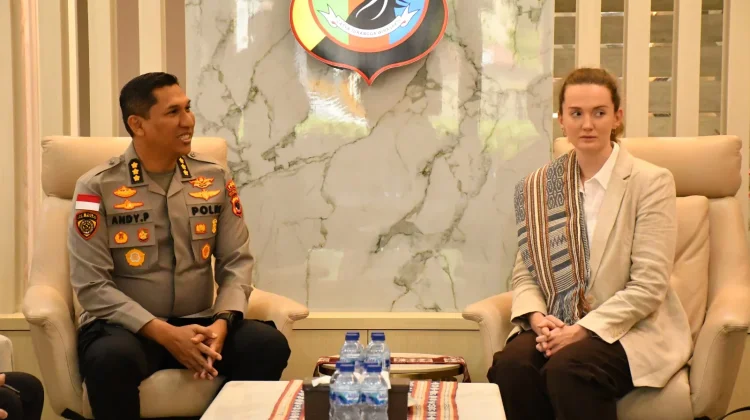 Kunjungan Konsul Inggris ke Mapolda NTT