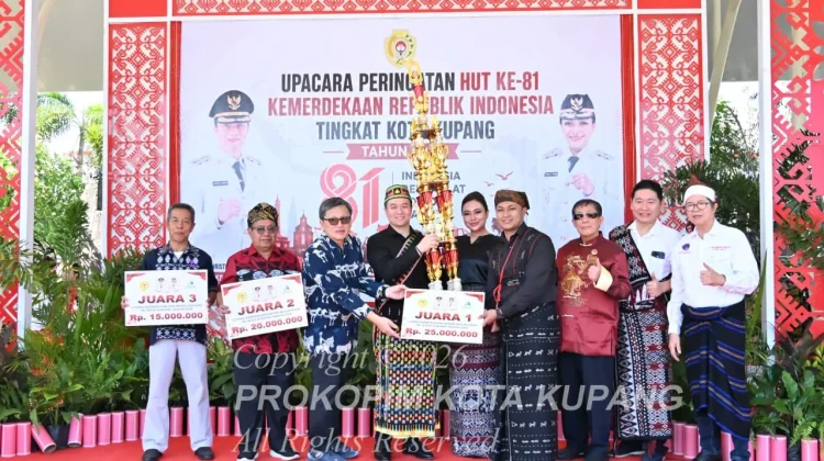HUT Kemerdekaan Pemkot Kupang Hadirkan Bapenda Merah Putih