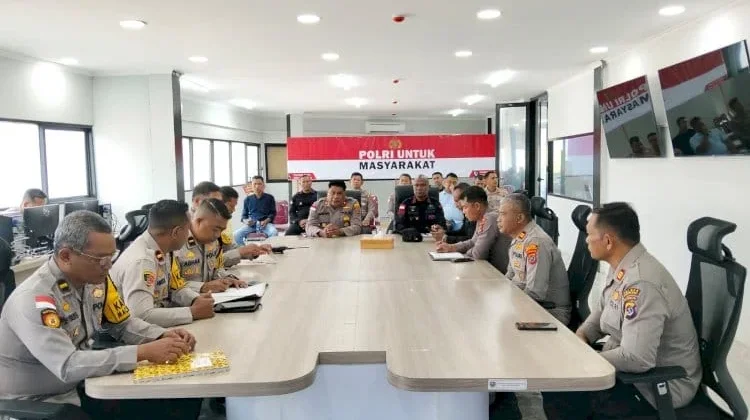 Polres Manggarai Barat Gelar Tactical Wall Game Menjelang Pilkades Serentak 2026