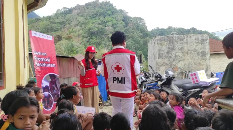 PMI Kabupaten Manggarai Edukasi Warga melalui Layanan Promkes di Gapong