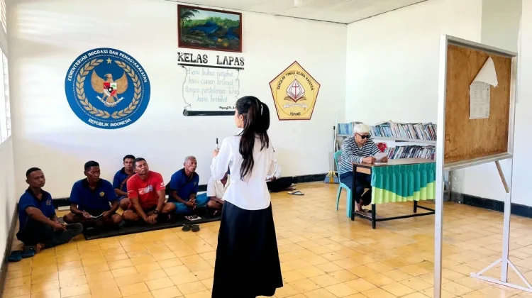 Warga Binaan Lapas Kupang Diberi Pelatihan Bahasa Aksara