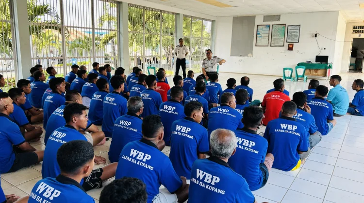 Lapasa Kupang Gelar Razia WBP d Kamar Hunian