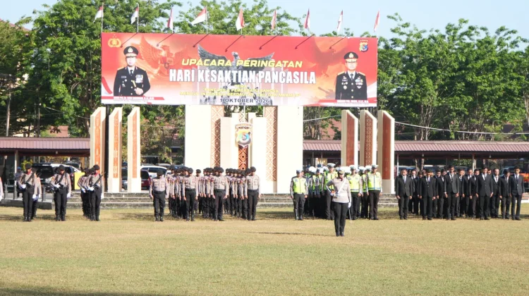 Polda NTT Upacara Peringtan Hari Kesaktian Pancasila