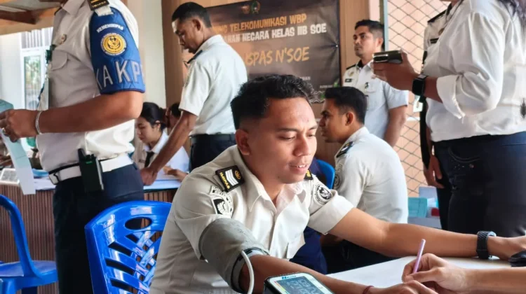 Rutan SoE Gelar CKG dan Skrining TBC, 220 Orang Diperiksa