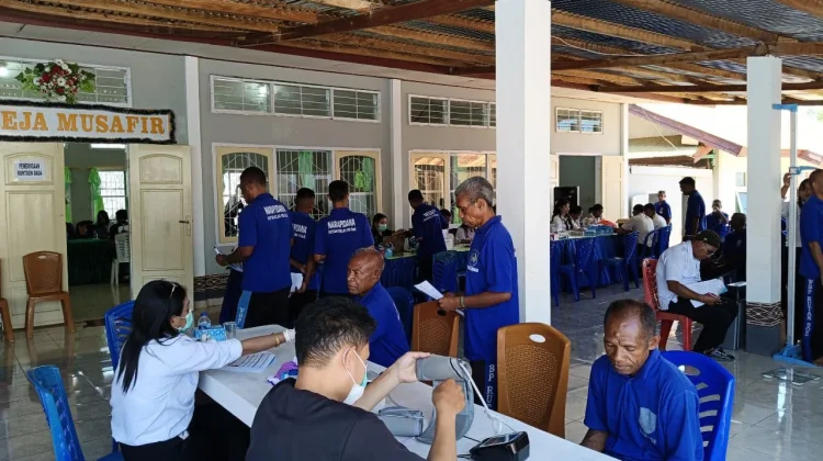 Rutan SoE Gelar CKG dan Skrining TBC, 220 Orang Diperiksa