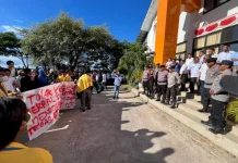 Unjuk Rasa di IAKN Kupang dapat Pengawalan Polisi