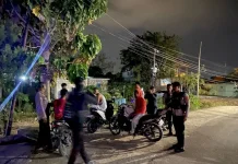 Polresta Kupang Kota Gelar Patroli Lampu Biru