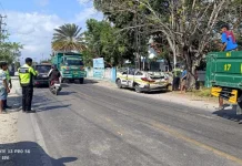di Kupang  Mobil Tertimpa Pohon akibat Angin Kencang