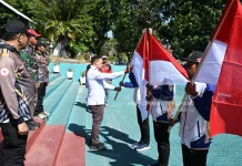 Siswa Pasukan Pengibar Bendera Mengikuti Pelatihan Paskibraka