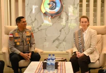 Kunjungan Konsul Inggris ke Mapolda NTT