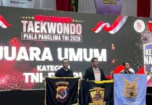 Taekwondo Polda NTT Raih Juara Umum II Piala Panglima TNI 2026