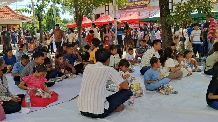 Suasana Panggung Pesta Paskah 2026 di Gereja St.Cornelius Madiun