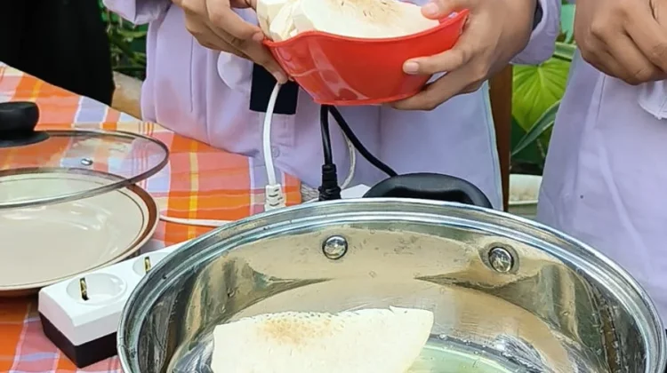 ABSULE, Siswa MTsN 12 Madiun Sukses Olah Makanan Sisa MBG Jadi Abon sukun lele