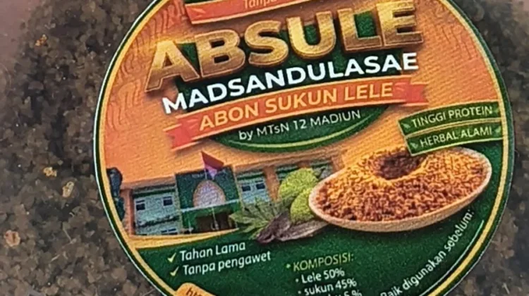 ABSULE, Siswa MTsN 12 Madiun Sukses Olah Makanan Sisa MBG Jadi Abon sukun lele