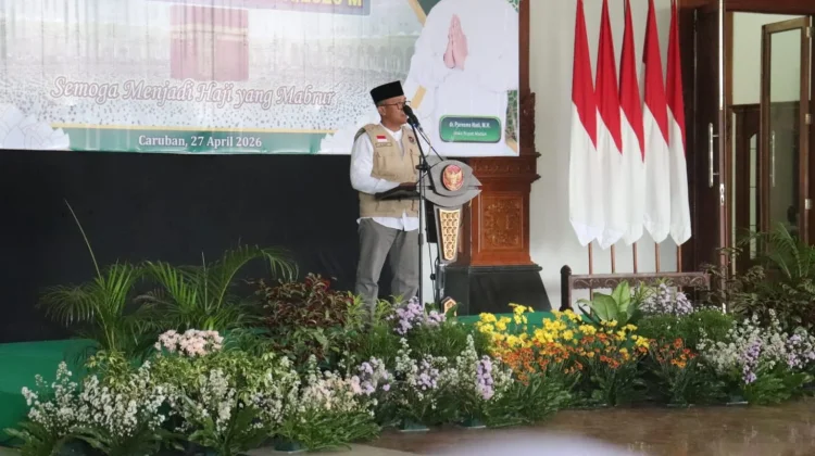 Bupati Madiun Berangkatkan Calon Jamaah Haji Kabupaten Madiun 1447 H