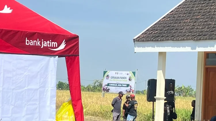 Gubernur Jawa Timur Hadiri Gerakan Panen dan Percepatan Tanam Padi di Kab. Madiun