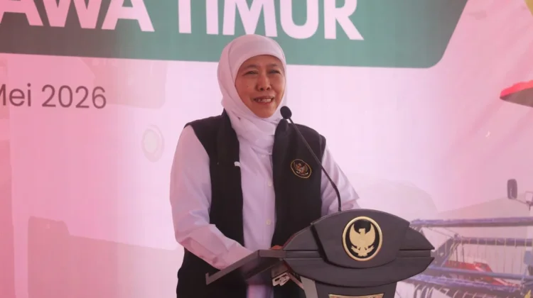 Gubernur Jawa Timur Hadiri Gerakan Panen dan Percepatan Tanam Padi di Kab. Madiun
