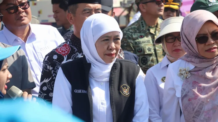 Gubernur Jawa Timur Hadiri Gerakan Panen dan Percepatan Tanam Padi di Kab. Madiun