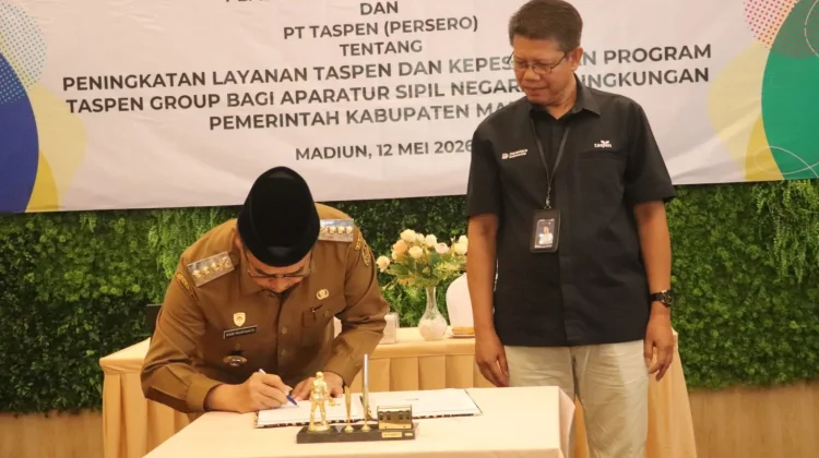 Pemkab Madiun Bersama PT Taspen Optimalkan Layanan Kesejahteraan ASN