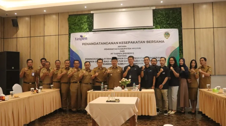 Pemkab Madiun Bersama PT Taspen Optimalkan Layanan Kesejahteraan ASN