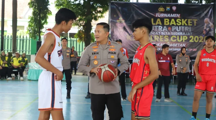 Kapolres Cup 2026 di Magetan Jadi Wadah Pembinaan Atlet Basket Pelajar