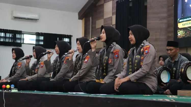 Sebanyak 36 Grup Hadrah di Magetan Adu Kemampuan Jelang HUT Bhayangkara ke-80