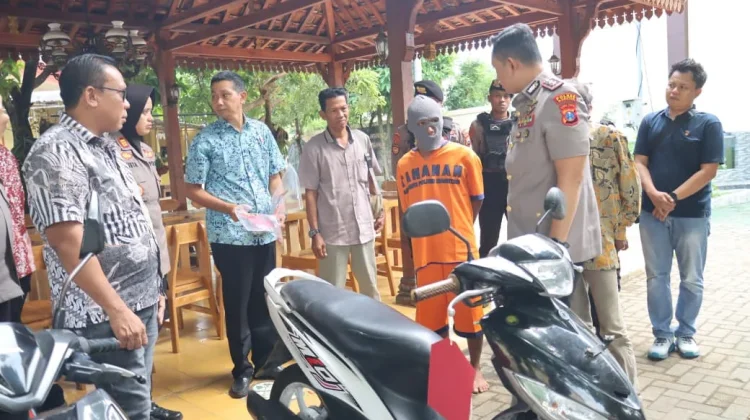 Polres Magetan Berhasil Unhgkap Curanmor Saat Pemilik Tertidur di Pinggir Jalan
