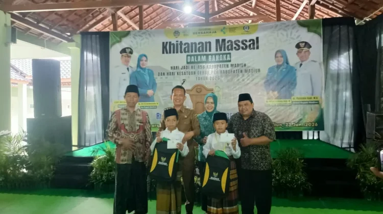 Khitanan Massal Gratis Digelar Serentak di Tiga Wilayah Kab. Madiun