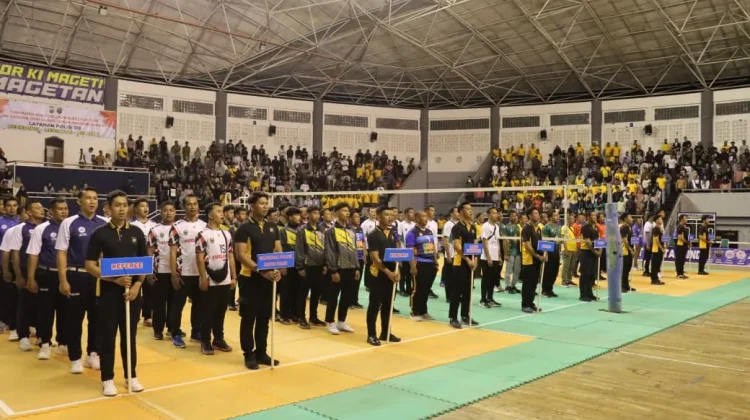 Hari Bhayangkara ke-80, Polres Magetan Gelar Turnamen Voli Antar Rayon dan Instansi