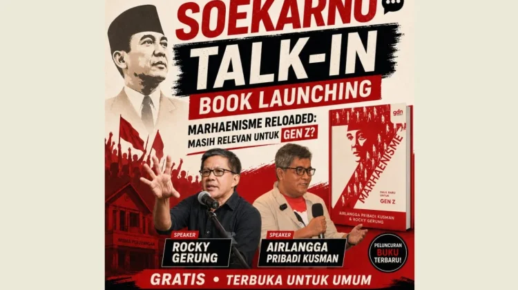Rocky Gerung dan Airlangga Pribadi Akan Bedah Marhaenisme untuk Gen Z di Magetan