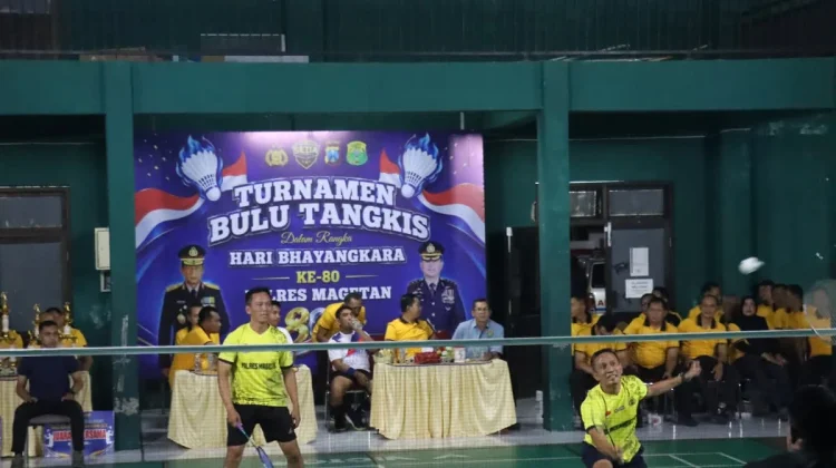 Kapolres Cup Jadi Ajang Pembinaan Atlet Bulutangkis Magetan