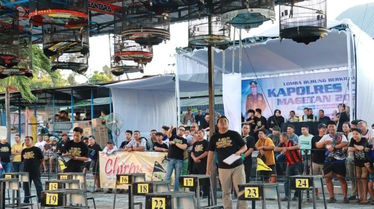 Sebanyak 350 Kicau Mania Ramaikan Kapolres Cup 2026 di Magetan