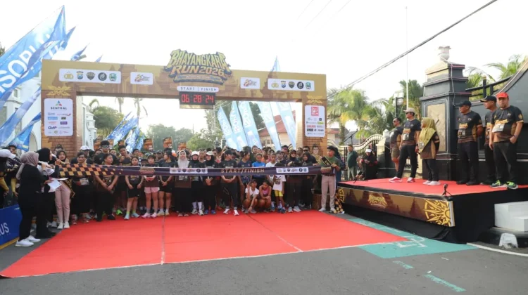 Ribuan Pelari Join Bhayangkara Run 2026 Magetan, Ajak Publik Sehat dan Dukung UMKM