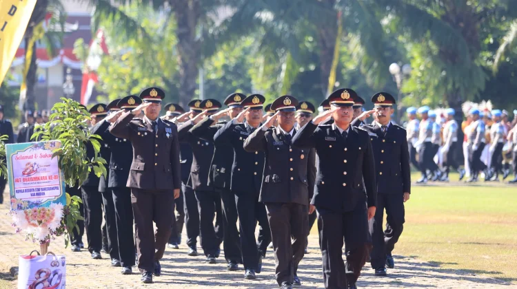 Polres Madiun Peringati Hari Bhayangkara,Perkuat Sinergi Wujudkan Kamtibmas