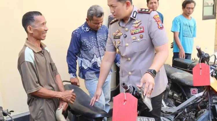 Residivis Curanmor Ditangkap, Polisi Sita 5 Motor dan 4 Sepeda Hasil Curian