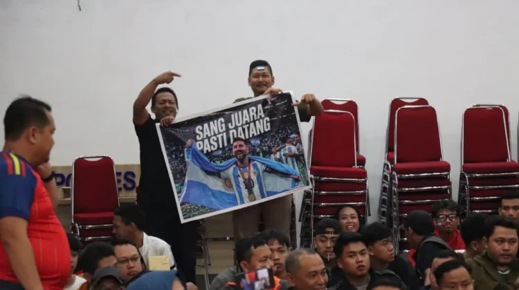Serunya Nobar Final Piala Dunia 2026 di Polres Magetan