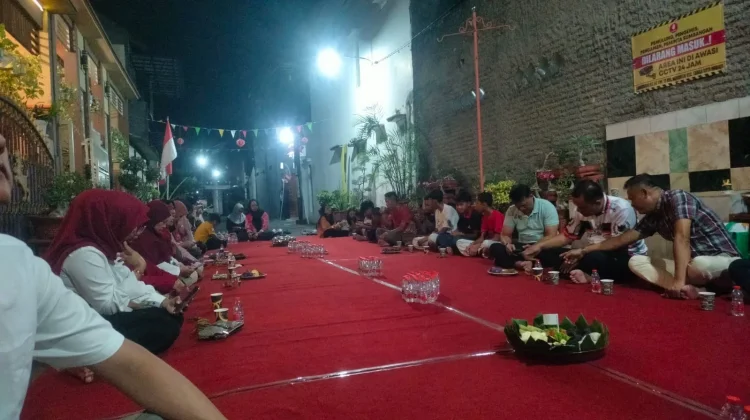 Peringati HUT Kemerdekaan, Warga RT 56 Gelar Tasyakuran