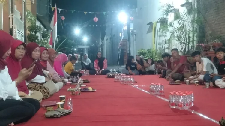 Peringati HUT Kemerdekaan, Warga RT 56 Gelar Tasyakuran