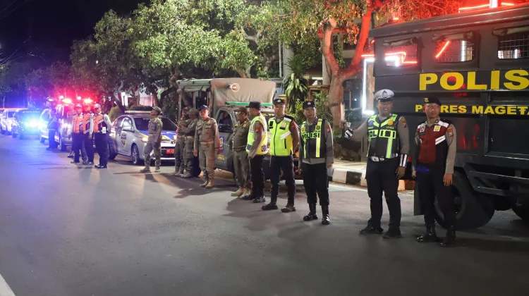 Patroli Gabungan TNI-Polri dan Pemda Sasar Titik Rawan di Magetan
