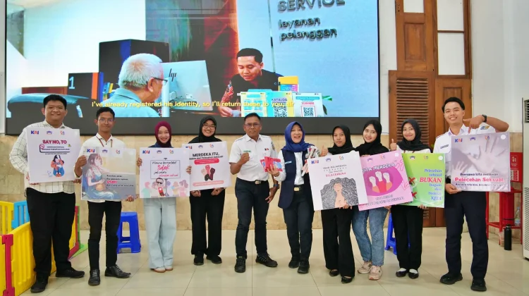 Daop 7 Madiun Gandeng Komunitas Pecinta KA Gelar Kampanye Anti Pelecehan Seksual