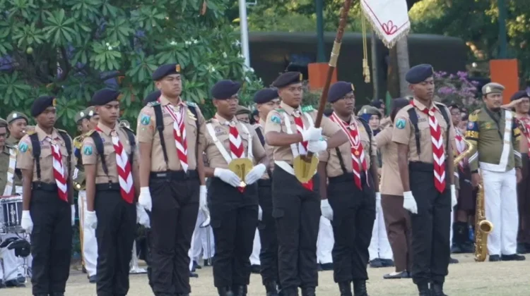 Wabup Madiun Hadiri Apel Hari Pramuka ke-65 Jatim di UNESA